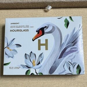 Hourglass Ambient Lighting Edit - Swan Design with Floral Accents